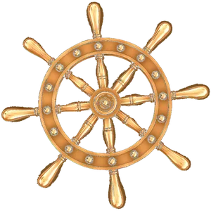 AQ8IC Solar Catamaran Steering Wheel Logo